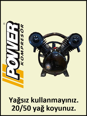 KOMPRESÖR KAFASI CV2090/8 - 8 Bar - Uygun olan hava deposu: 300 Lt - Hava Üretimi: 710 Lt/dk. - Uygun olan motor gücü: 5.5 HP - 380 Volt - 1