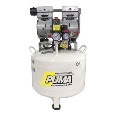 ORİJİNAL YAĞSIZ DİŞ HEKİMİ KOMPRESÖRLERİ - Hava Deposu: 38 Lt - Maksimum Basınç: 8 Bar - Hava Üretimi: 152 Lt/dk. - Motor Gücü: 1 HP - 220 Volt - 1